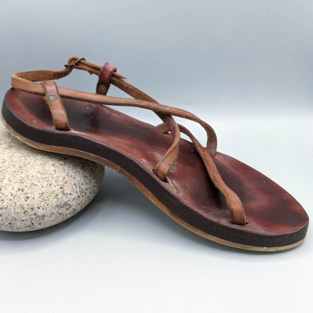 🌳Vintage CYDWOQ Style Leather Sandals 10